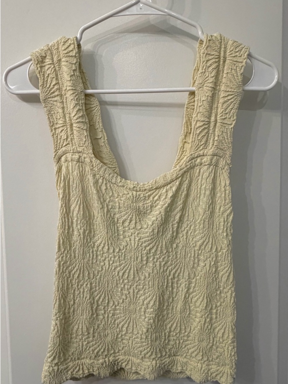 Free People - Love Letter Tank Top in Pale Yellow
